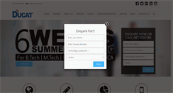 Desktop Screenshot of ducatindia.com
