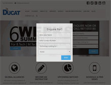 Tablet Screenshot of ducatindia.com